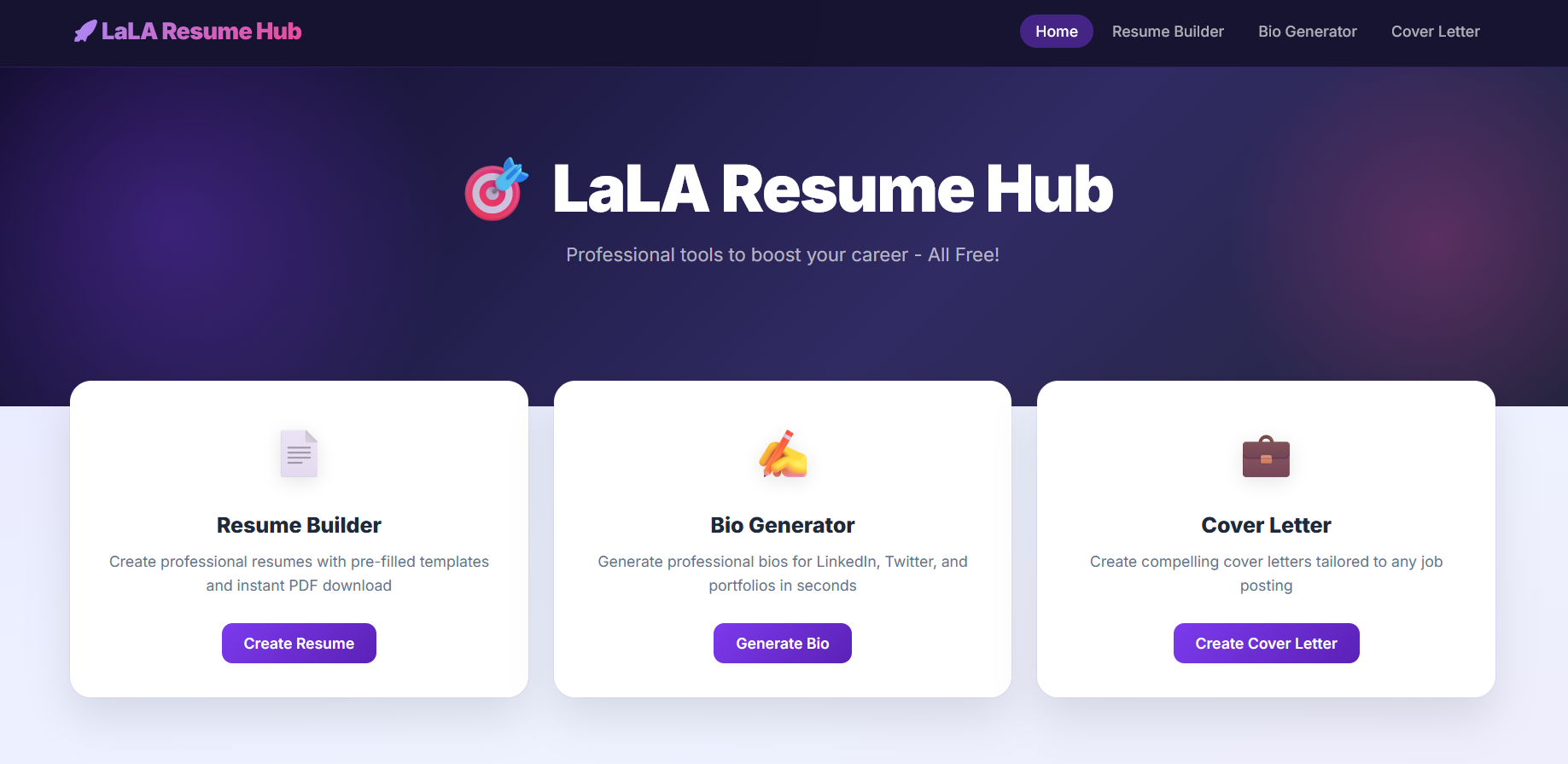 Resume Hub